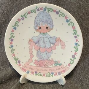 Precious Moments Decorative Plate w/stand